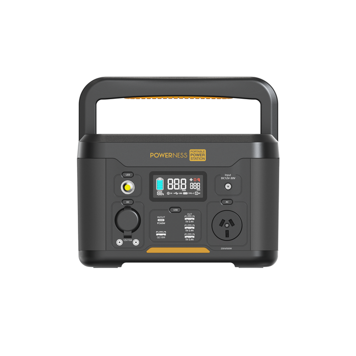 Dark Slate Gray Powerness Hiker | U500 500w | 515wh Portable Generator Power Station Power Station