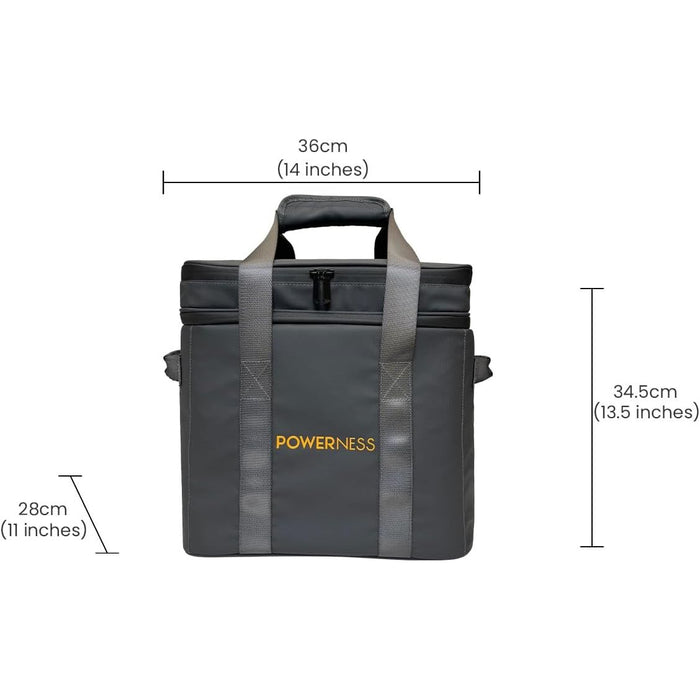 Dark Slate Gray Powerness Portable Power Station Carrying Case For Hiker U1000/U1500 Power Station