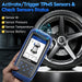 Black XTOOL TP150 TPMS Programming Tool, Includes 4 Free Sensors Vehicle Diagnostic Scanners