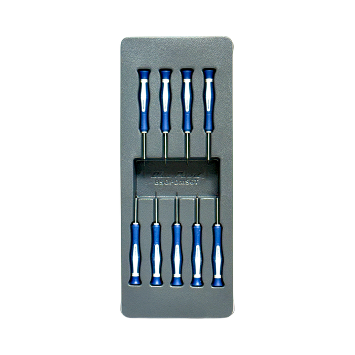 Slate Gray Blue Point Precision Screwdriver Set Screwdrivers