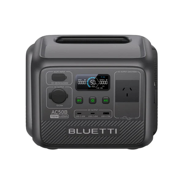 Dark Slate Gray BLUETTI AC50B Portable Power Station | 700W Output, 448Wh Capacity Power Station