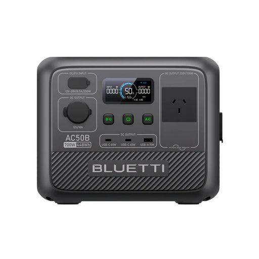 Dark Slate Gray BLUETTI AC50B Portable Power Station | 700W Output, 448Wh Capacity Power Station