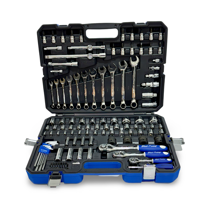 Dark Slate Gray Blue Point 120 Piece Automotive Tool Set Tool Kits