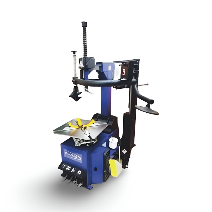 Dark Slate Gray Blue Point Tyre Changing Machine With Helper Arm Tire Changer