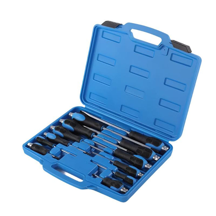 Steel Blue DTNZ 12PC 6 Flat Head & 6 Phillips Screwdriver Set Screwdrivers