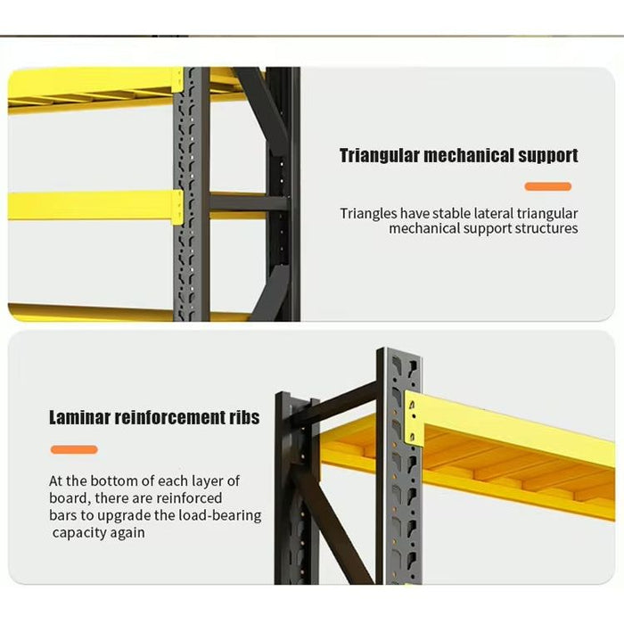 Beige Warehouse Garage Storage Rack Shelving 5 Layer 300kg 2000x600x2000mm Add On Kit Shelving