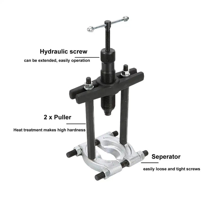 Light Gray DTNZ 10 Ton Hydraulic Gear Puller & Bearing Separator Set Pullers