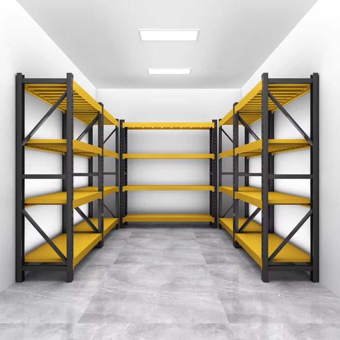 Light Gray Warehouse Garage Storage Rack Shelving 4 Layer 300kg 2000x600x2000mm Starter Kit Shelving