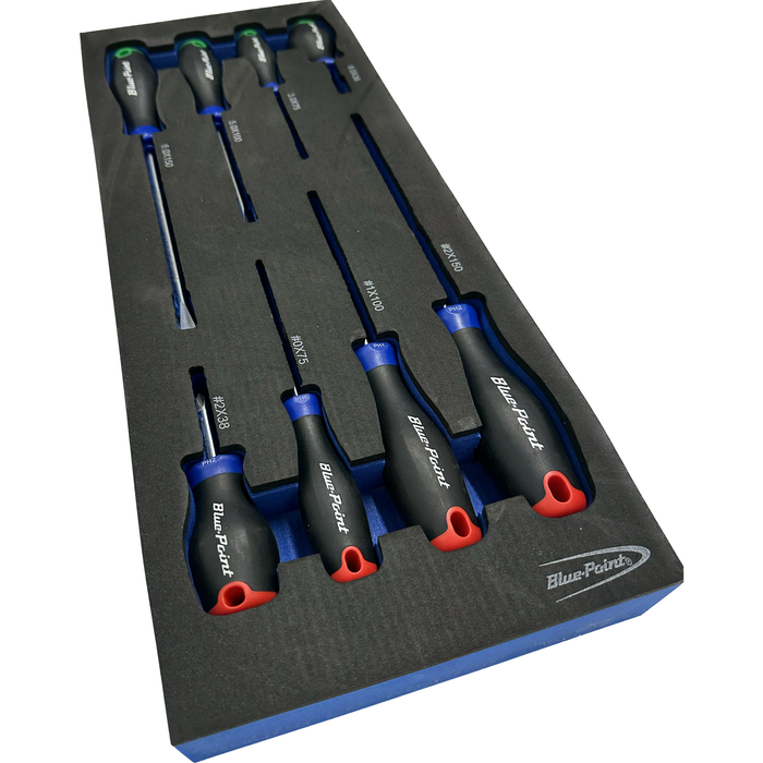 Dark Slate Gray Blue Point Tools EVA Tool Holder Set, 8 piece Screwdriver Set Screwdrivers