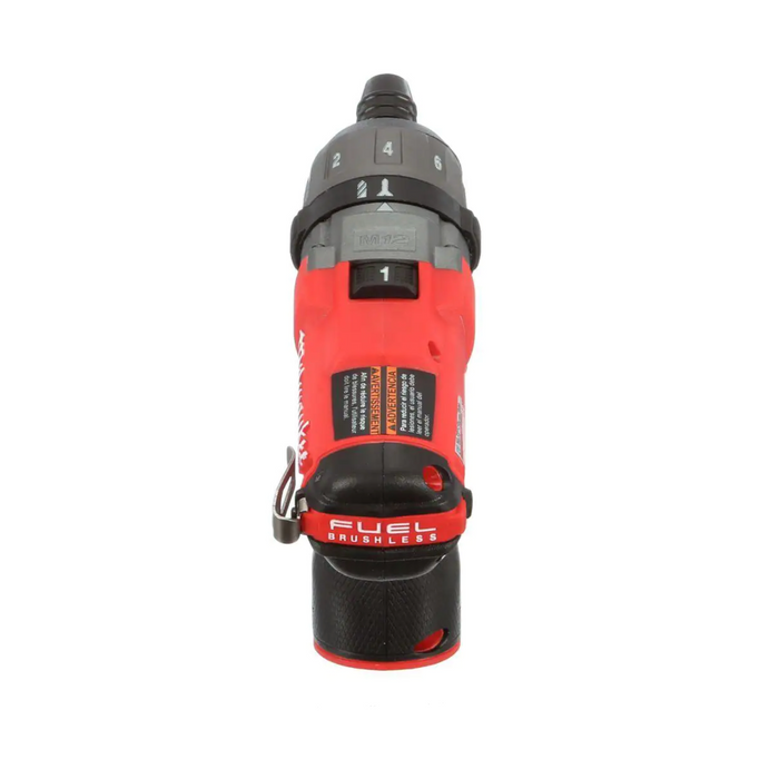 Dark Slate Gray Milwaukee M12 FUEL 12V Brushless Cordless 1/4". Hex 2-Speed Screwdriver (Tool-Only) Screwdrivers