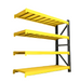 Light Gray Warehouse Garage Storage Rack Shelving 4 Layer 300kg 2000x600x2000mm Add On Kit Shelving