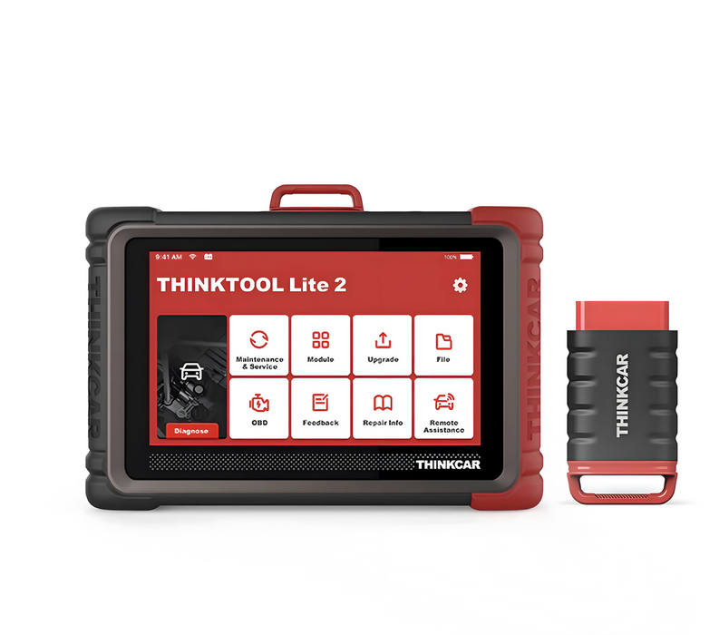 Pale Violet Red THINKCAR Lite 2 Thinktool 7" Diagnostic Scan Tool, Bi-Directional Control