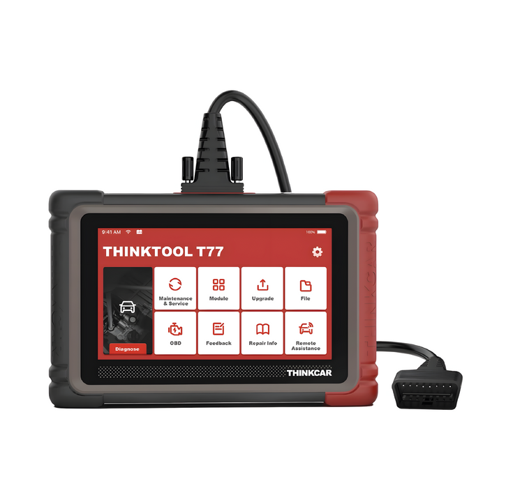 Dark Slate Gray THINKCAR THINKTOOL T77, 7-Inch Full System, 34 Service Functions, Diagnostic Scan Tool Diagnostic Scan Tool