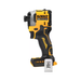 Light Goldenrod DeWalt 18V-20V MAX Cordless Brushless Compact 1/4 in. Impact Driver (Tool Only) Impact Driver