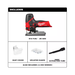 Black Milwaukee M12 12-Volt Fuel Lithium-Ion Cordless Jig Saw (Tool Only) Jig Saw