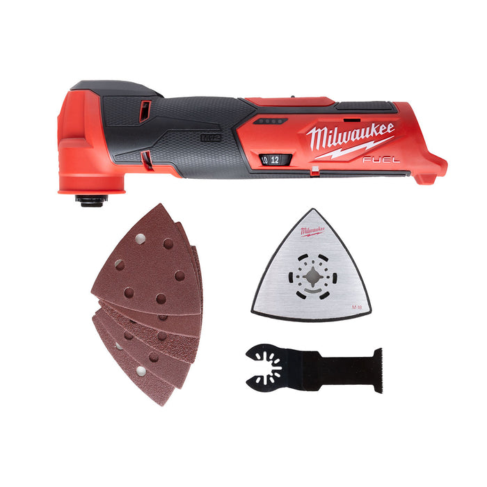 Dim Gray Milwaukee M12 FUEL 12-Volt Lithium-Ion Oscillating Multi-Tool (Tool-Only) Multi Tools