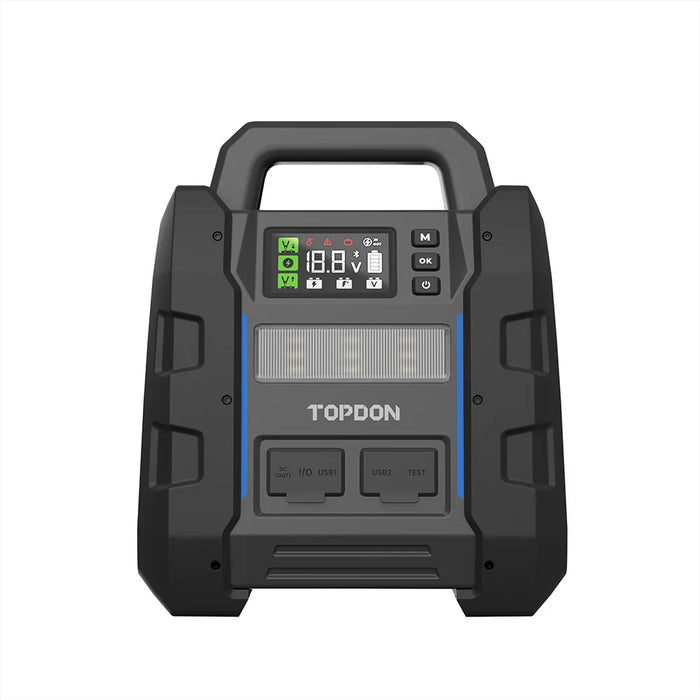 Dark Slate Gray Topdon V4500PLUS Vehicle Battery Jump Starter 4500A & Battery Tester Vehicle Jump Starters