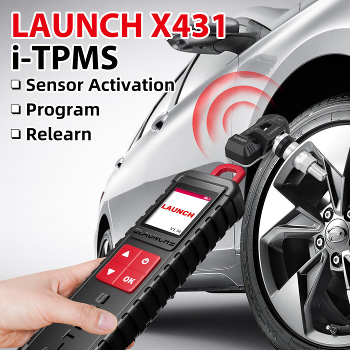 Black LAUNCH X431 TSGUN i-TPMS Handheld Car Tire Pressure Monitoring Tool TPMS Tool