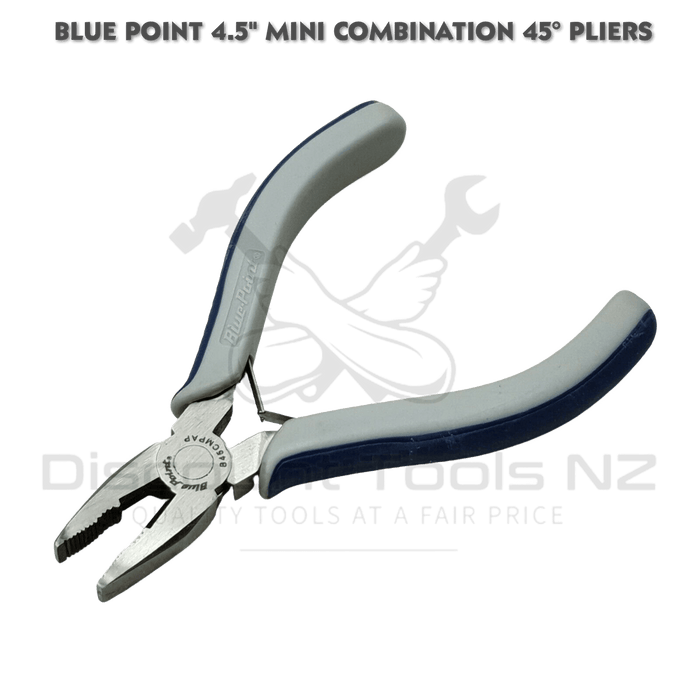 Dark Gray Blue Point Tools 4.5" Miniature Combination Pliers Pliers