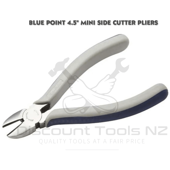 Light Gray Blue Point Tools 4.5" Miniature Cutters Pliers