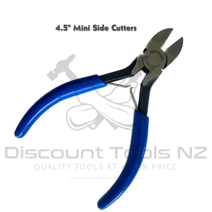 Light Gray Blue Point 4.5" Mini Side Cutters BDG85CTMP Pliers