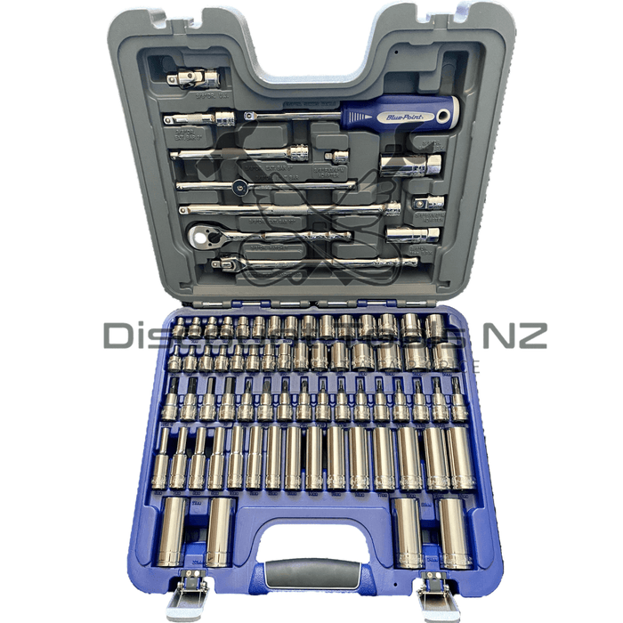 Dark Slate Gray Blue Point 3/8 Drive 77 Piece Socket Set BLPATSM3877 Socket Sets