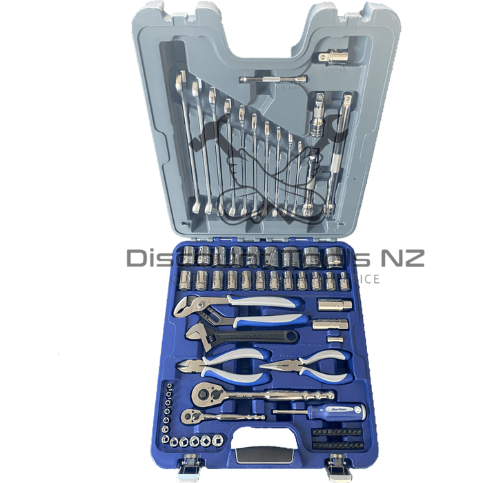 Dark Slate Blue Blue Point 1/4 Inch and 1/2 Inch Drive Tool Set 78 Pcs BLPGSSCM78 Tool Kits