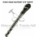 Light Gray Blue Point Flexi Head Ratchet 3/8" Drive Ratchet