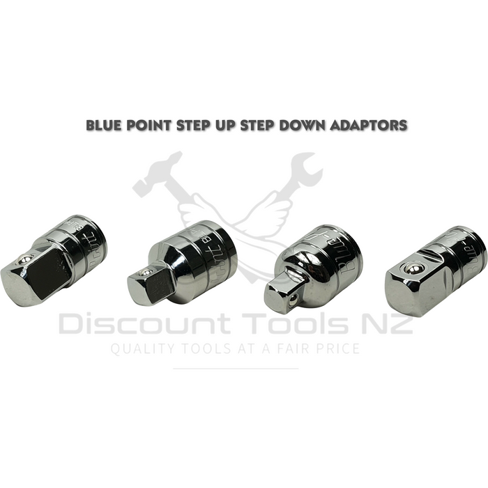 Gray Blue Point Step Up Step Down Adaptors Sockets