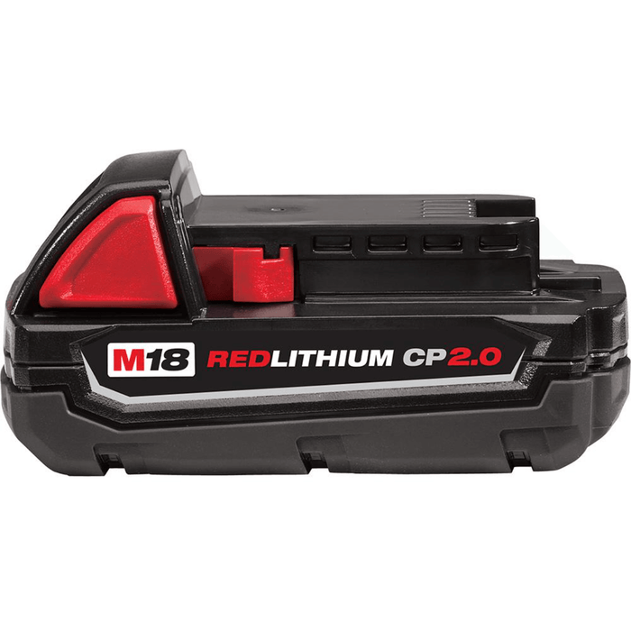 Dark Slate Gray Milwaukee M18 18-Volt 2.0 Ah Lithium-Ion Compact Battery Battery