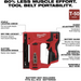 Black Milwaukee M12 12-Volt Lithium-Ion Cordless 3/8 in. Crown Stapler (Tool-Only) Stapler