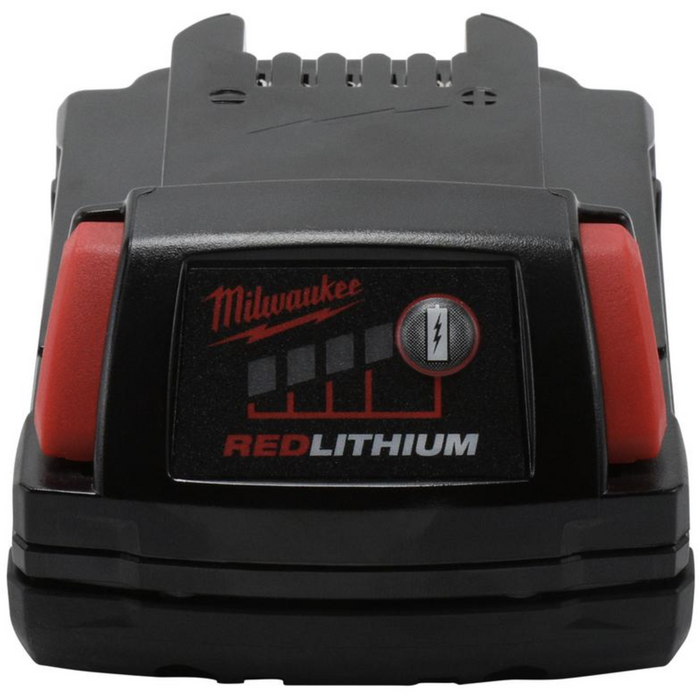 Black Milwaukee M18 18-Volt Lithium-Ion Compact Battery Pack 1.5Ah Power Tool Batteries