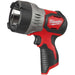 Dark Slate Gray Milwaukee M12 12-Volt Lithium-Ion Cordless 750-Lumen TRUEVIEW LED Spotlight (Tool-Only) Inspection Lights